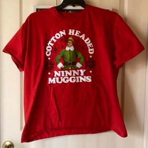 ELF Movie T-shirt Christmas cotton headed ninny muggins 2XL